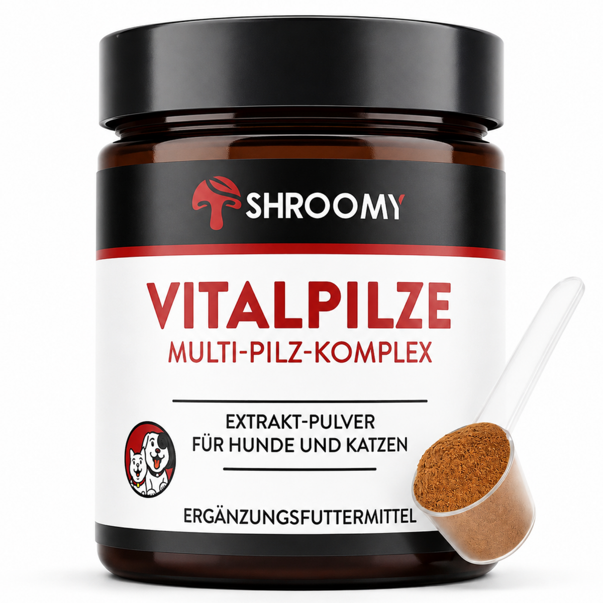 SHROOMY Vitalpilze – Zur Unterstützung von Verdauung und Wohlbefinden bei Hunden & Katzen