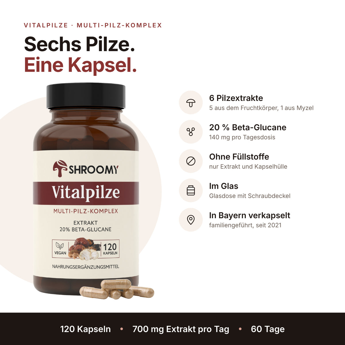 Vitalpilze Kapseln