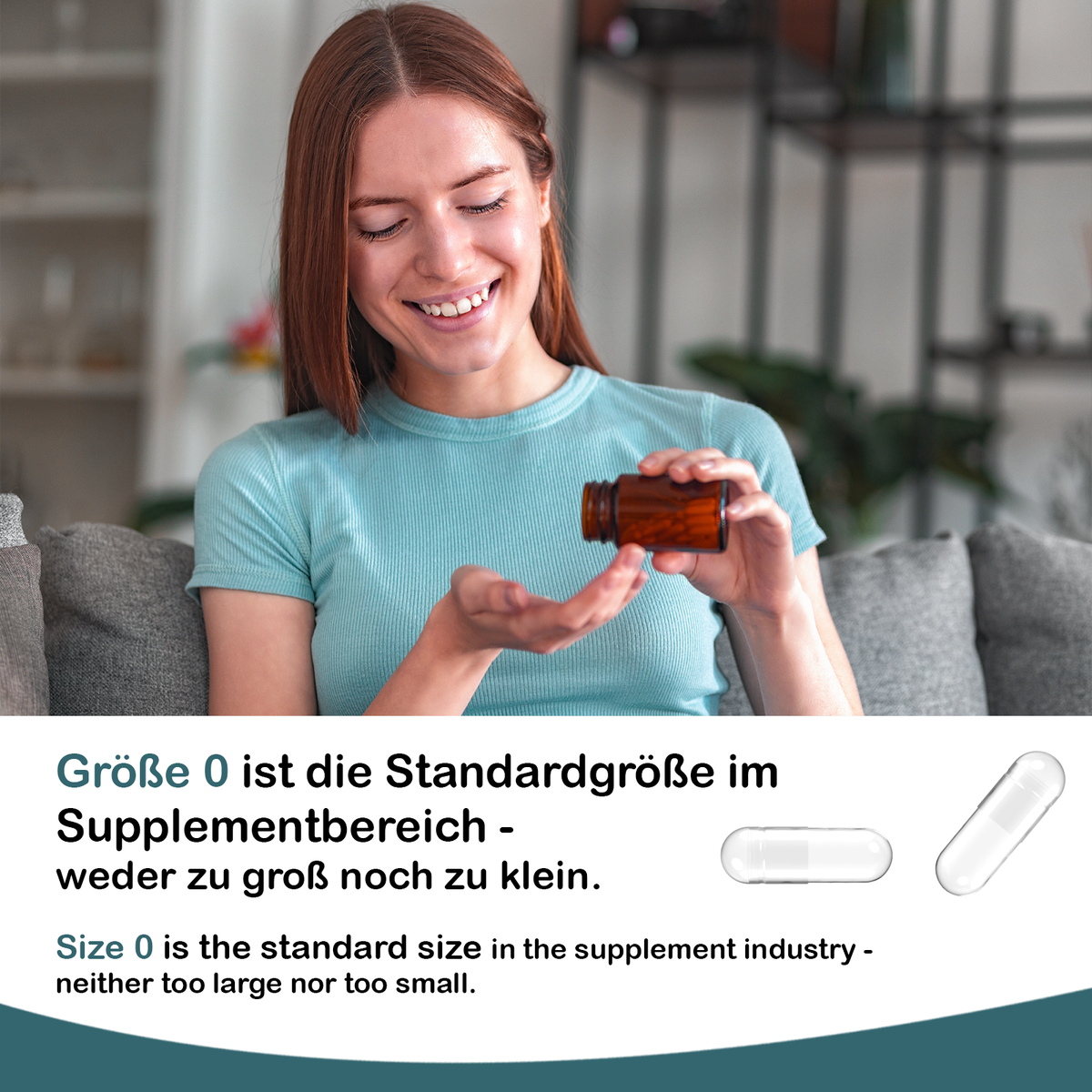 Größe 0 Leerkapseln (HPMC)