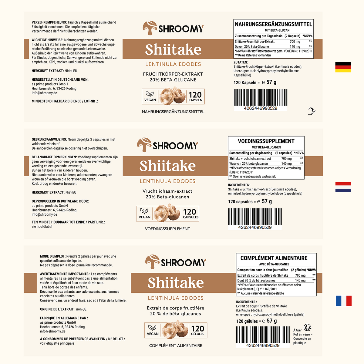 Shiitake Kapseln