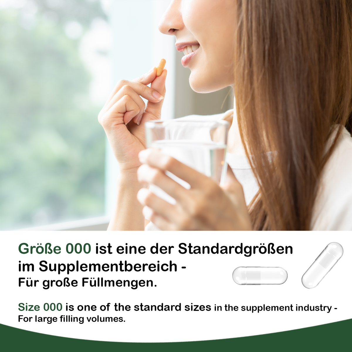Größe 000 Leerkapseln (HPMC)