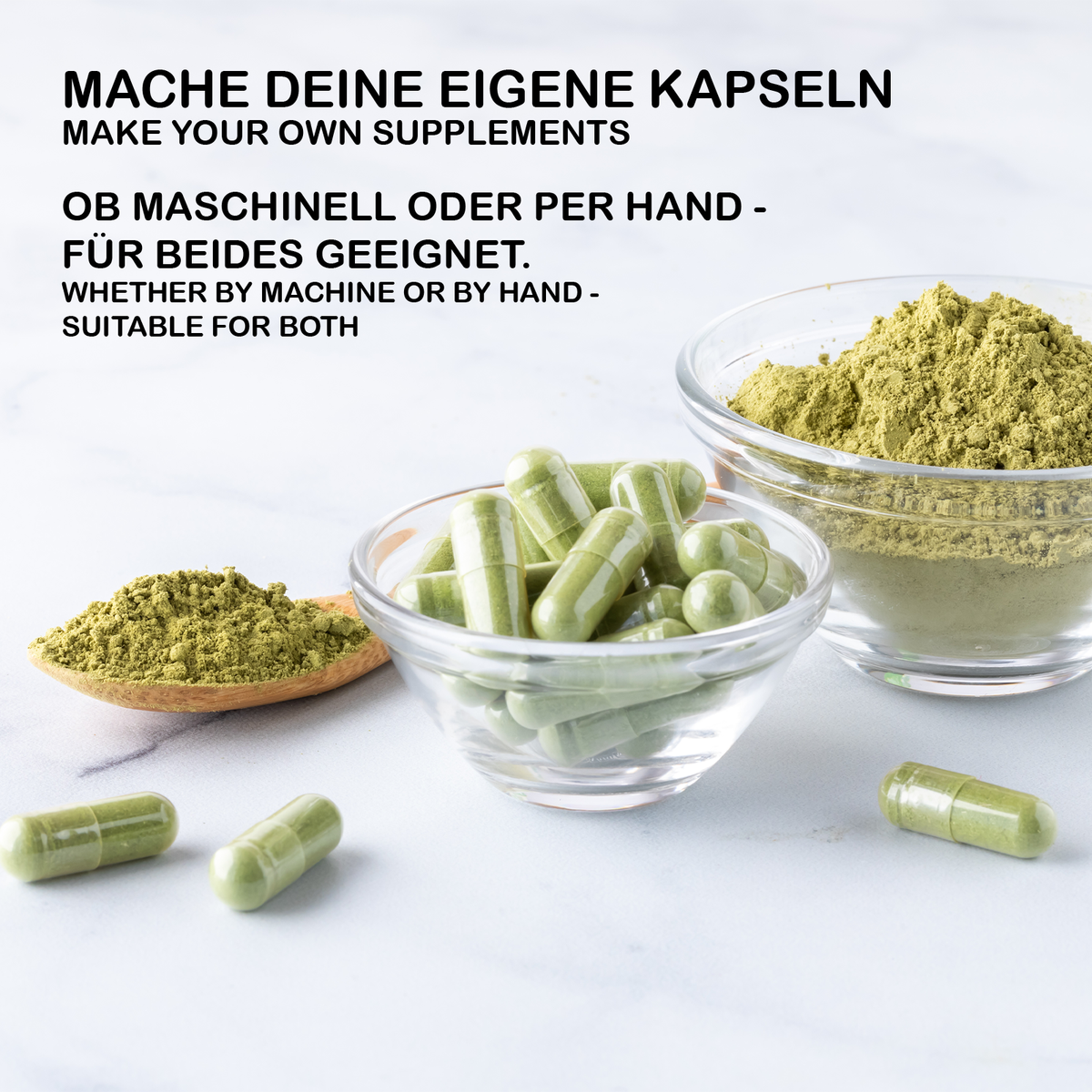 Größe 1 Leerkapseln (HPMC)